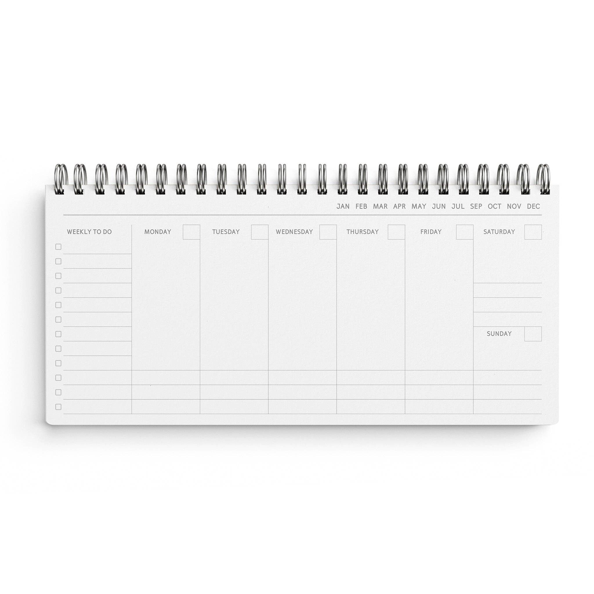 Grid Undated Weekly Planner