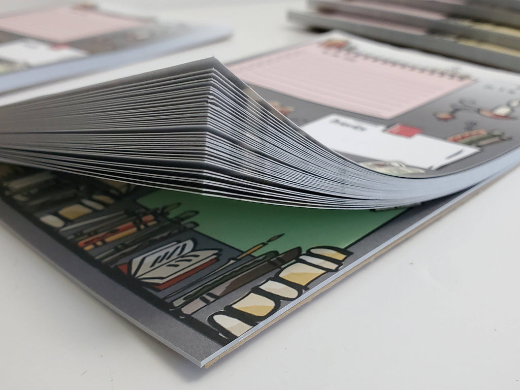 Bookshelf Daily Planner Notepad