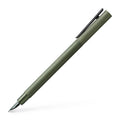 NEO Slim Brushed Aluminum Olive Green Fountain Pen
