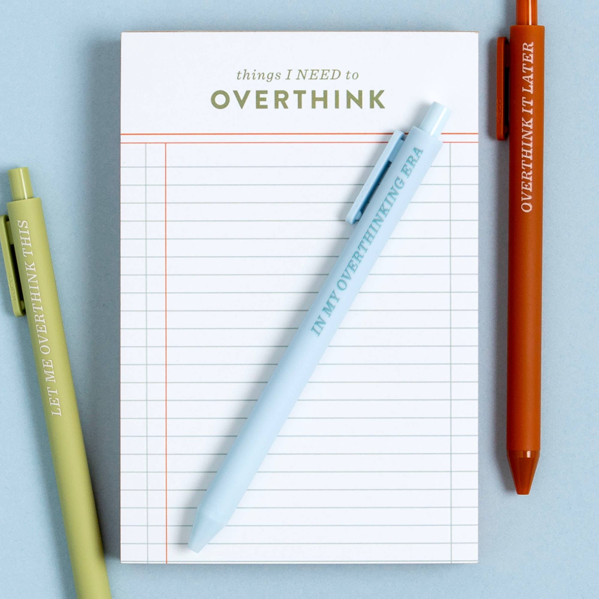 Things I Need To Overthink 4x6 Notepad