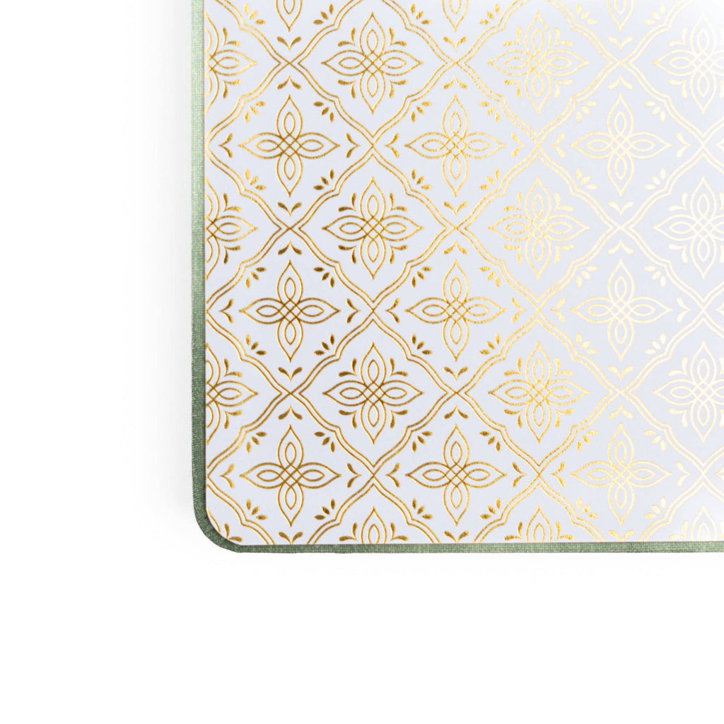Storybook In Vintage Olive Dot Grid Notebook
